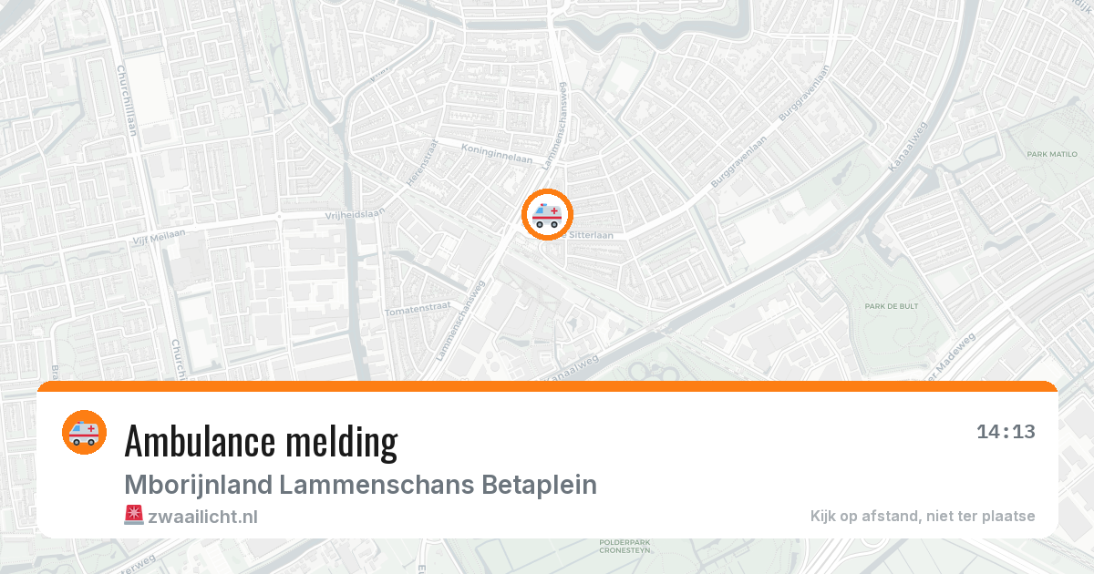 Ambulance melding — 23 feb 2026