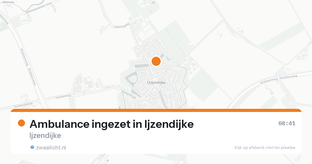 Ambulance ingezet in Ijzendijke — 31 jan 2026