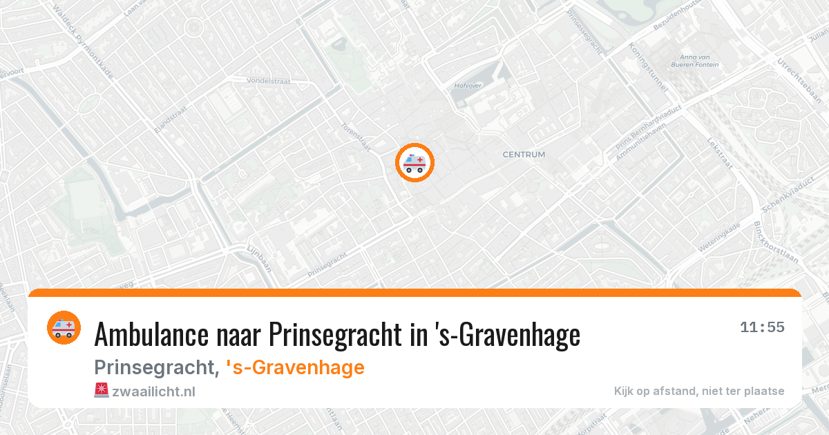 Ambulance naar Prinsegracht in 's-Gravenhage — 1 aug 2026