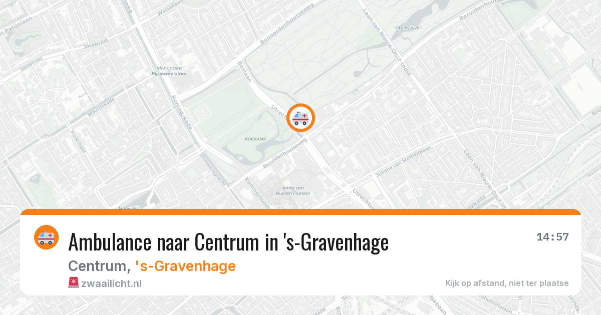 Ambulance naar Centrum in 's-Gravenhage — 30 jan 2026