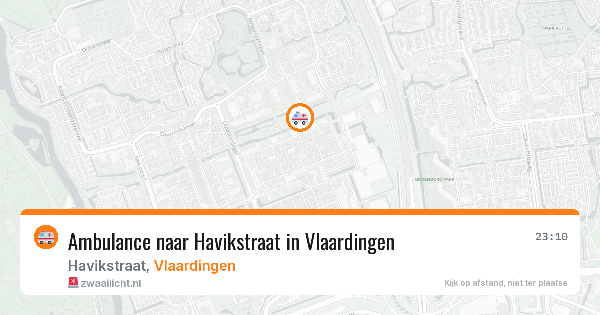 Ambulance naar Havikstraat in Vlaardingen — 27 jun 2026