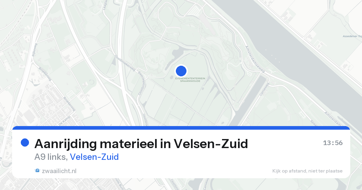 Aanrijding materieel in Velsen-Zuid — 23 aug 2026