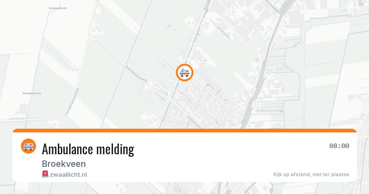 Ambulance melding — 26 jun 2026
