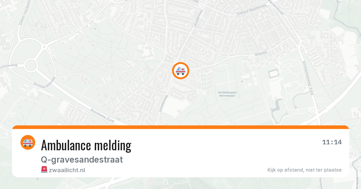 Ambulance melding — 30 jun 2026