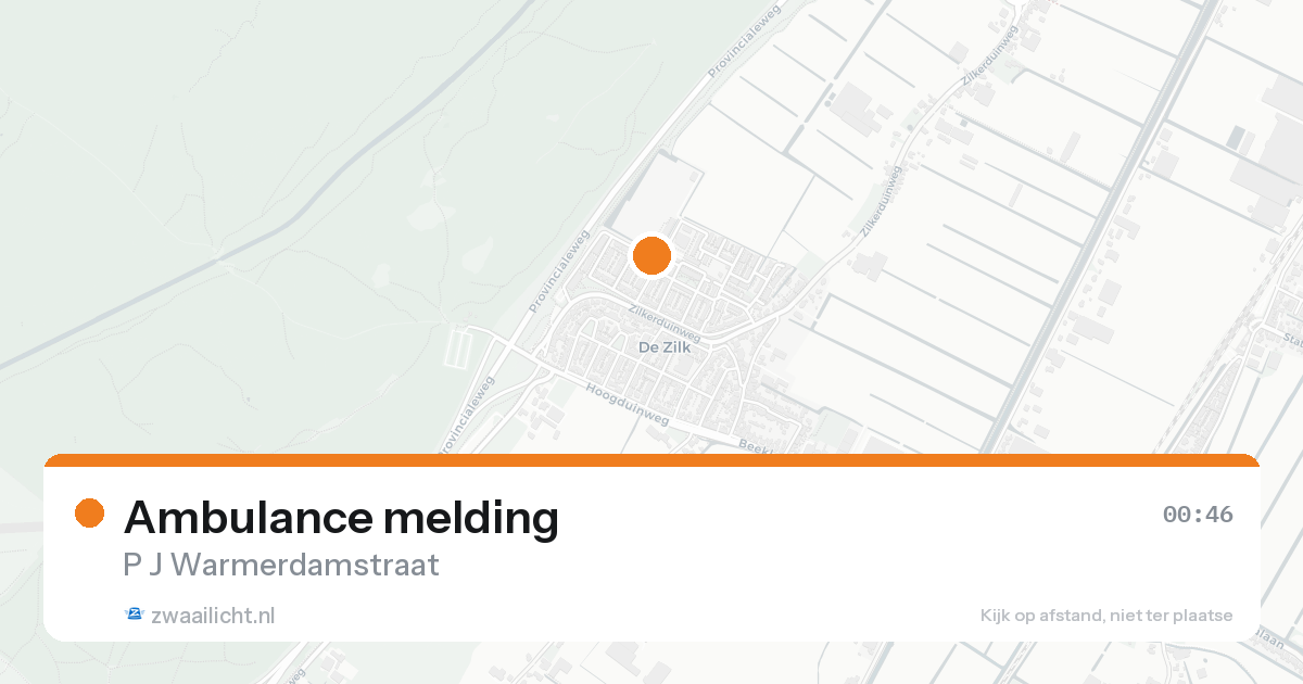 Ambulance melding — 30 jan 2026