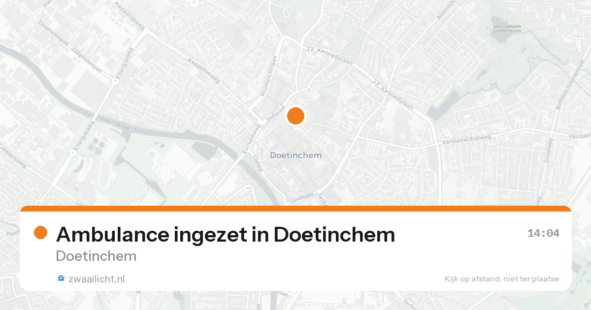 Ambulance ingezet in Doetinchem — 30 jan 2026
