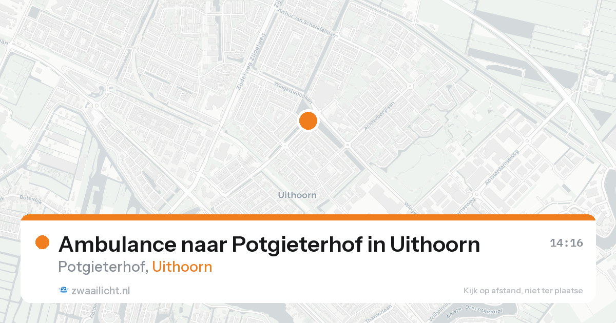 Ambulance naar Potgieterhof in Uithoorn — 16 jun 2026
