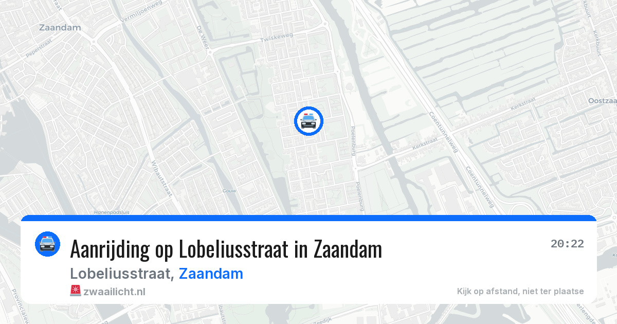 Aanrijding op Lobeliusstraat in Zaandam — 4 jun 2026