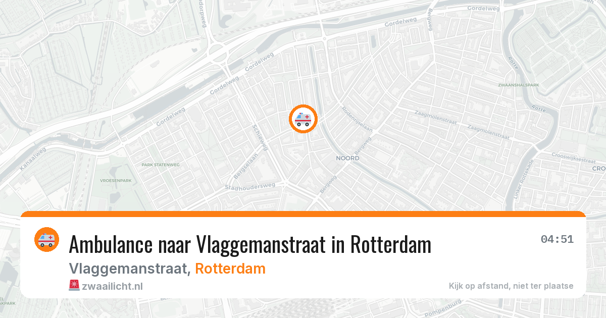 Ambulance naar Vlaggemanstraat in Rotterdam — 7 mrt 2026