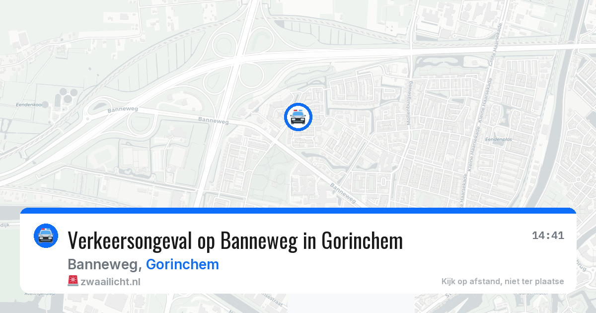 Verkeersongeval op Banneweg in Gorinchem — 11 feb 2026