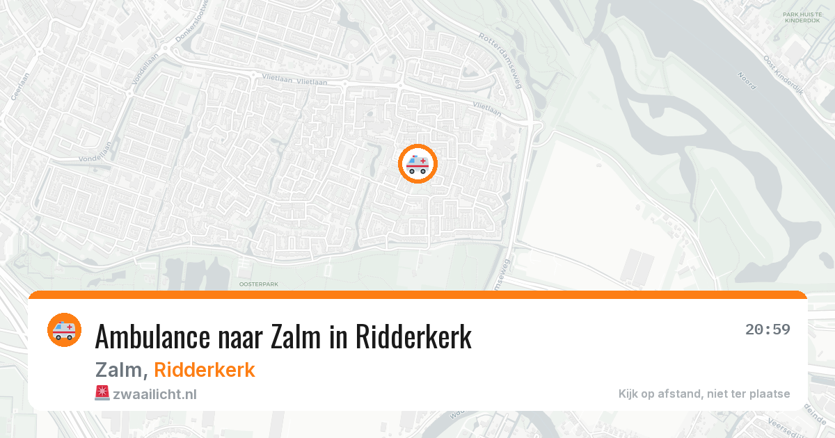Ambulance naar Zalm in Ridderkerk — 29 jan 2026