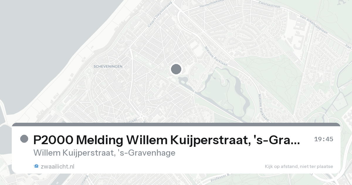 P2000 Melding Willem Kuijperstraat, 's-Gravenhage — 7 feb 2026