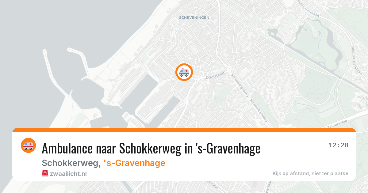 Ambulance naar Schokkerweg in 's-Gravenhage — 5 jun 2026