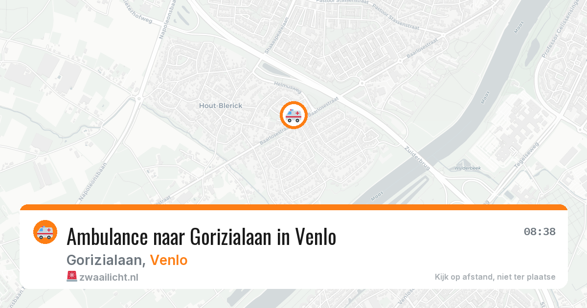 Ambulance naar Gorizialaan in Venlo — 22 mei 2026