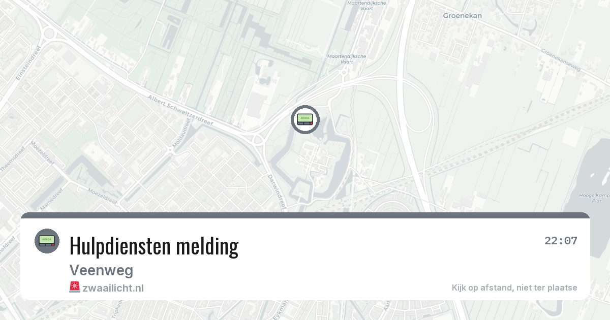 Hulpdiensten melding — 29 jan 2026