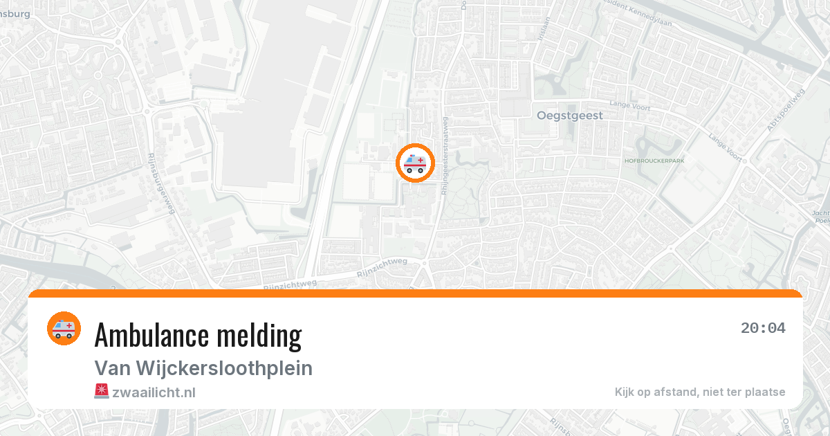 Ambulance melding — 10 feb 2026