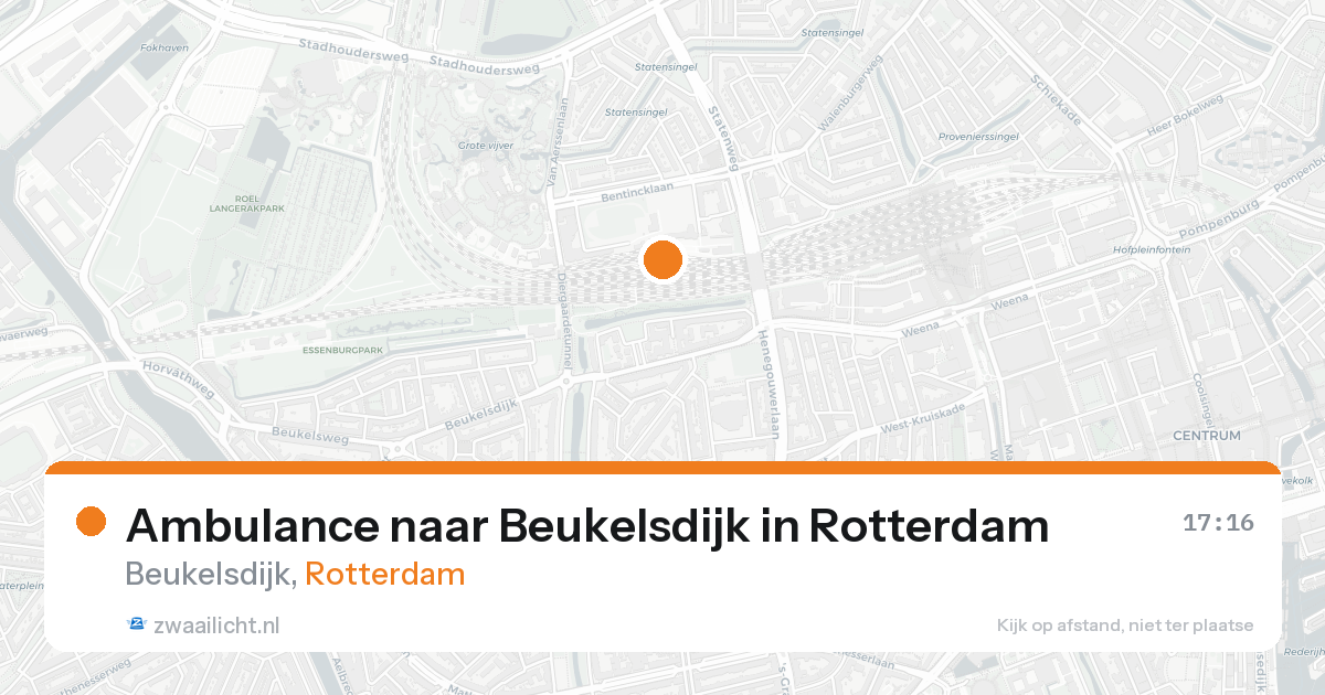 Ambulance naar Beukelsdijk in Rotterdam — 2 jun 2026