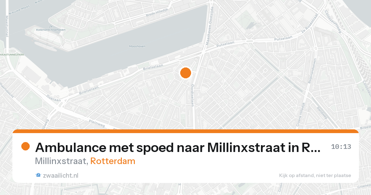 Ambulance met spoed naar Millinxstraat in Rotterdam — 7 feb 2026