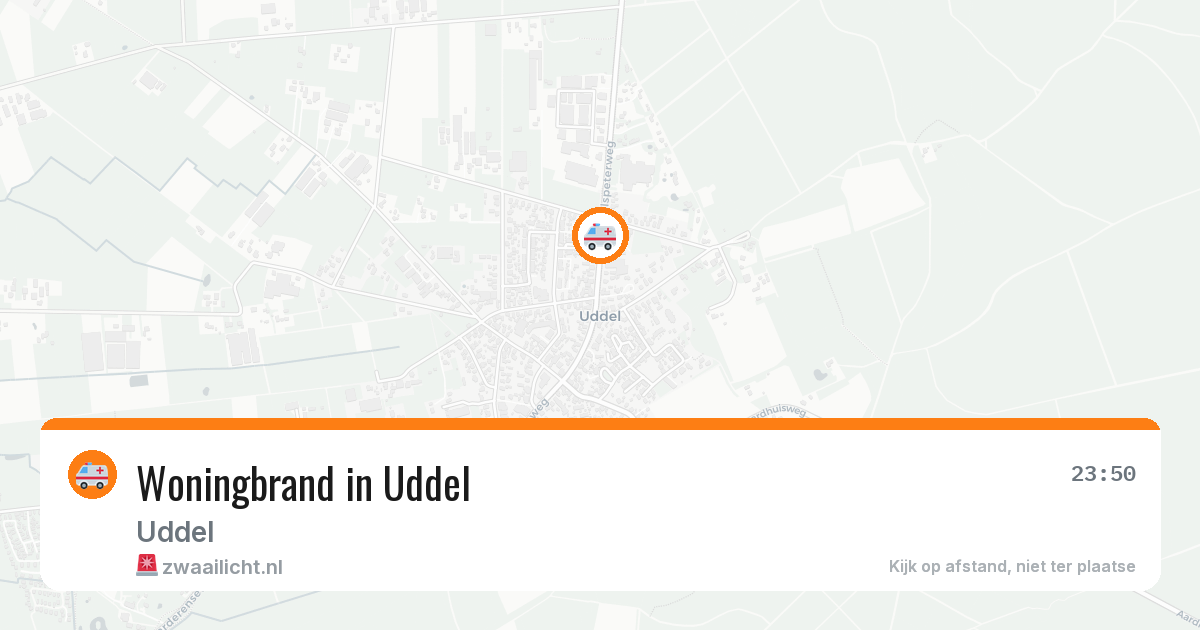 Woningbrand in Uddel — 19 jun 2026