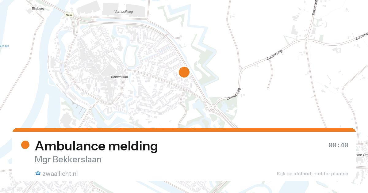 Ambulance melding — 31 jan 2026