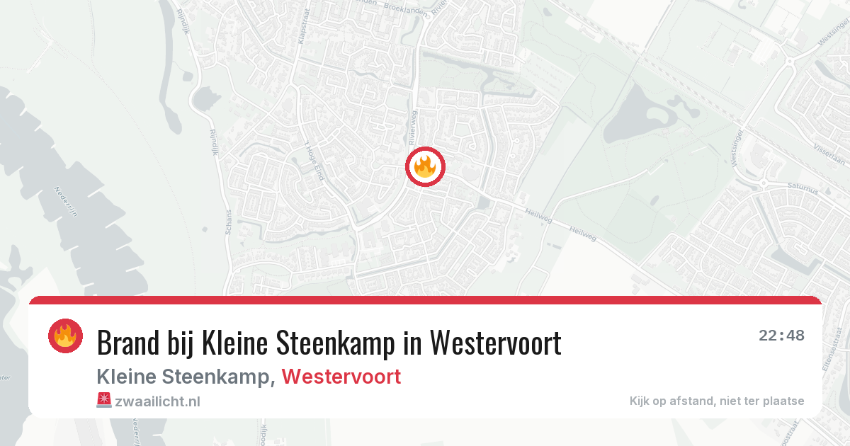 Brand bij Kleine Steenkamp in Westervoort — 24 jul 2026