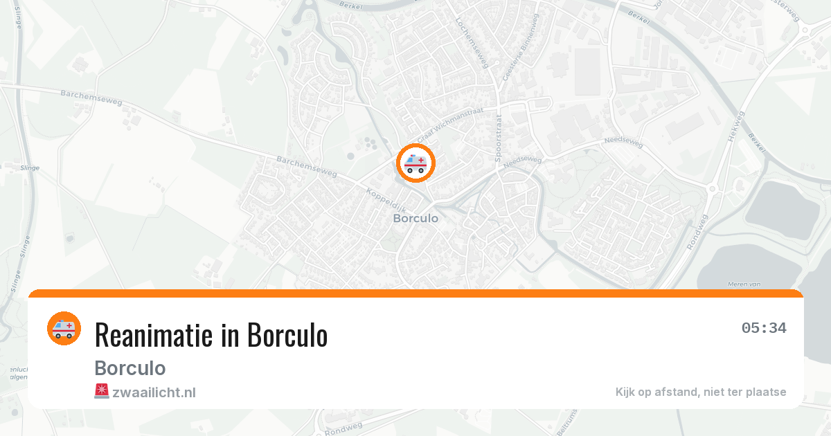 Reanimatie in Borculo — 30 mrt 2026