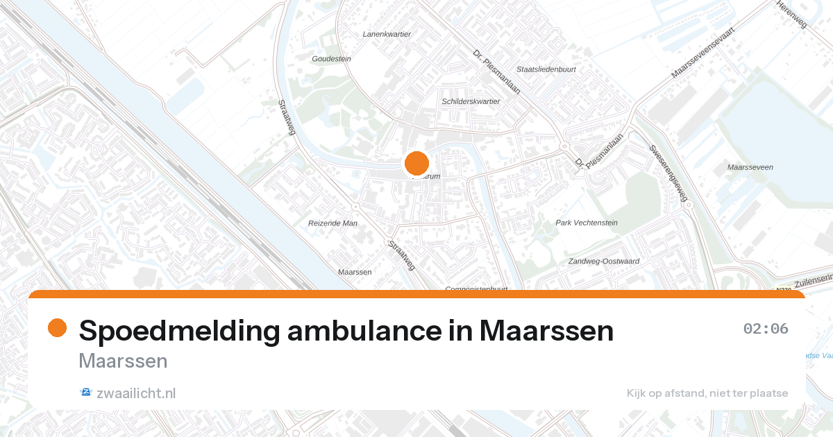Spoedmelding ambulance in Maarssen — 7 feb 2026
