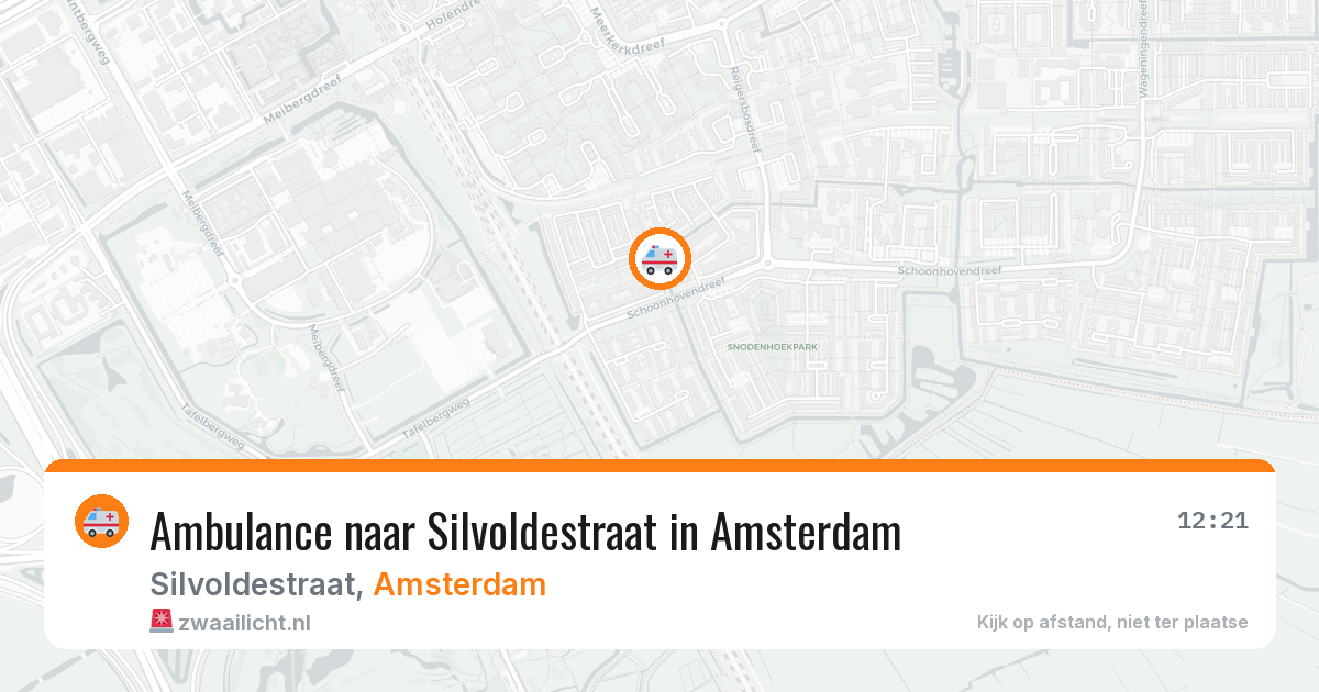 Ambulance naar Silvoldestraat in Amsterdam — 8 feb 2026