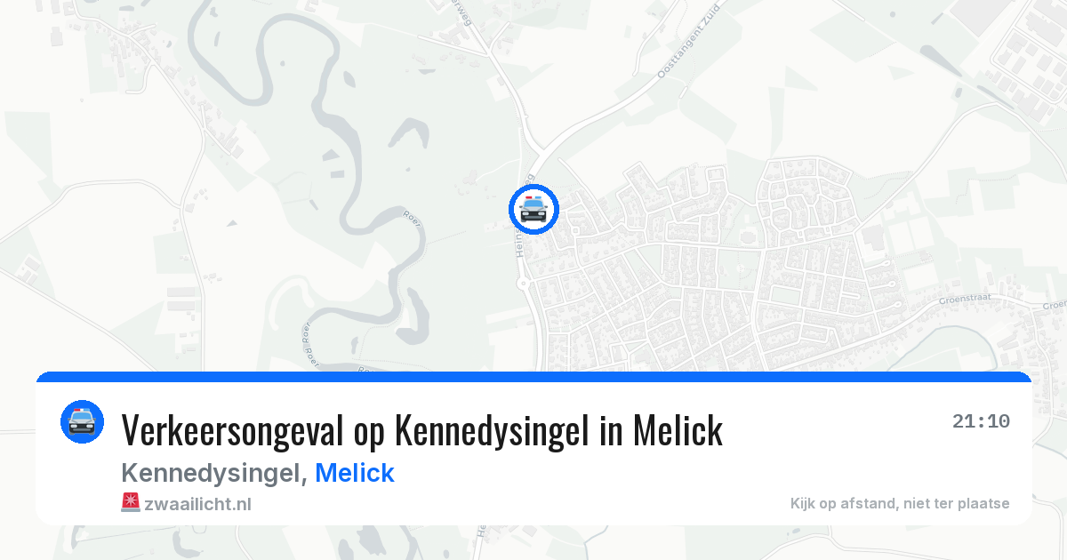 Verkeersongeval op Kennedysingel in Melick — 27 jan 2026