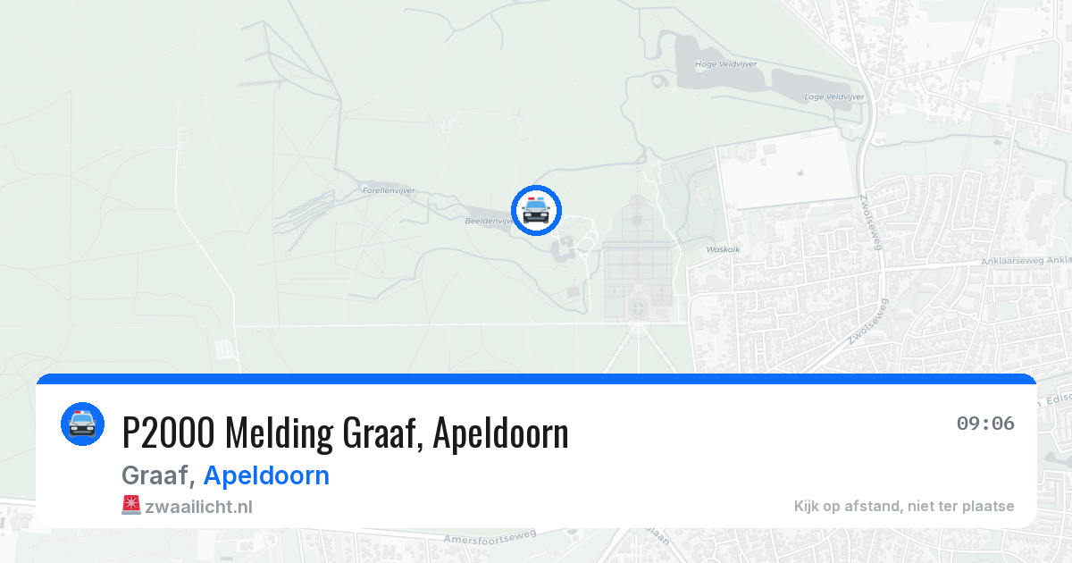 P2000 Melding Graaf, Apeldoorn — 10 mei 2026