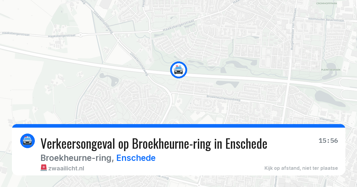 Verkeersongeval op Broekheurne-ring in Enschede — 21 jan 2026