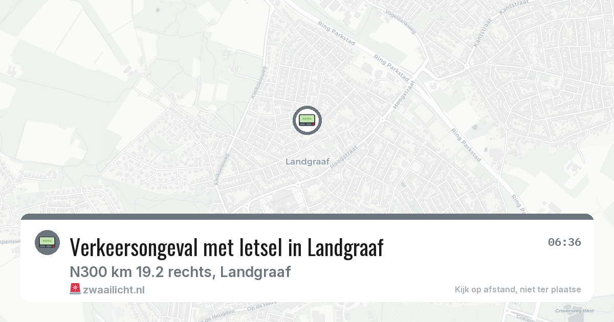 Verkeersongeval met letsel in Landgraaf — 7 aug 2026