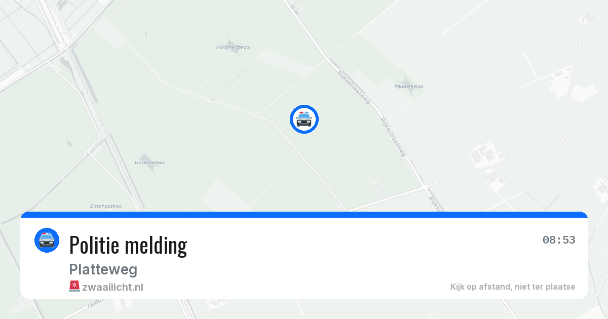 Politie melding — 21 apr 2026