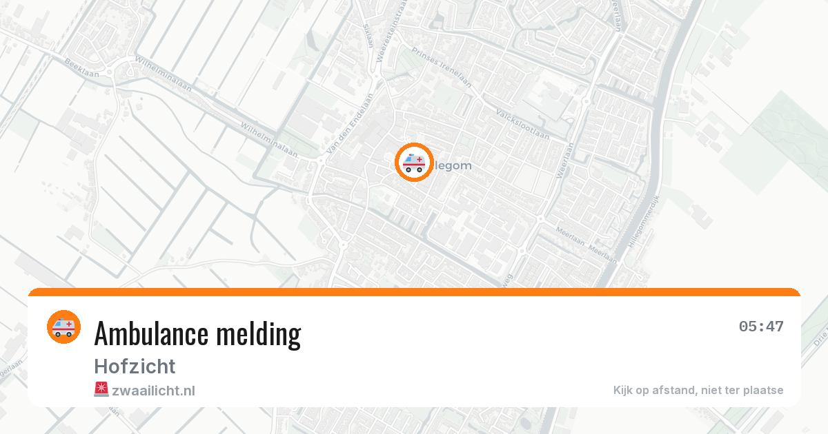 Ambulance melding — 2 apr 2026