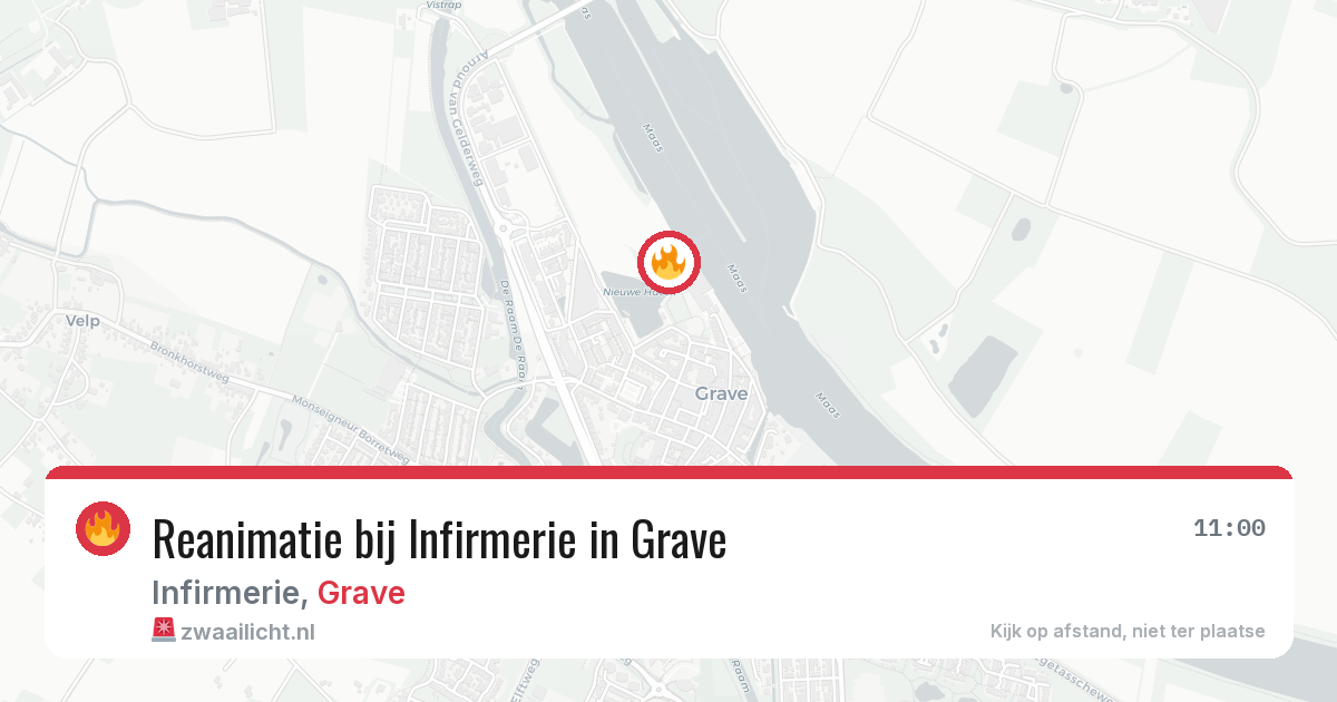 Reanimatie bij Infirmerie in Grave — 5 jul 2026