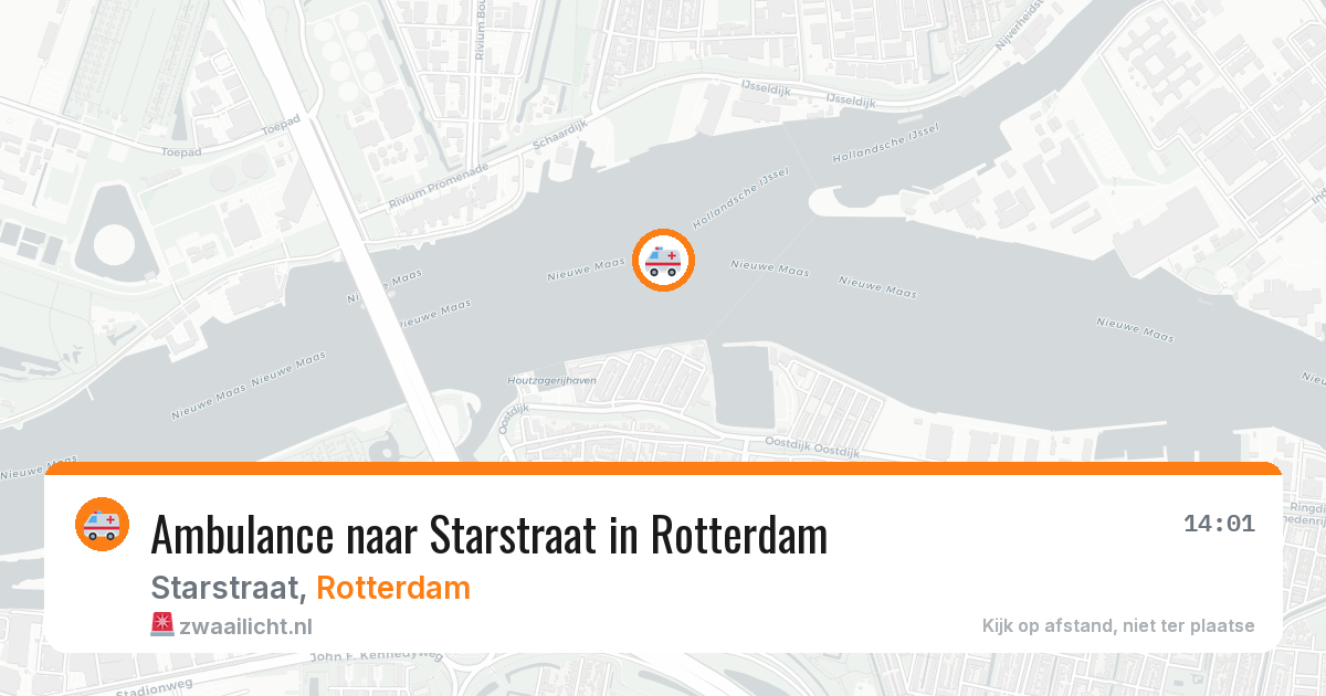 Ambulance naar Starstraat in Rotterdam — 18 jun 2026
