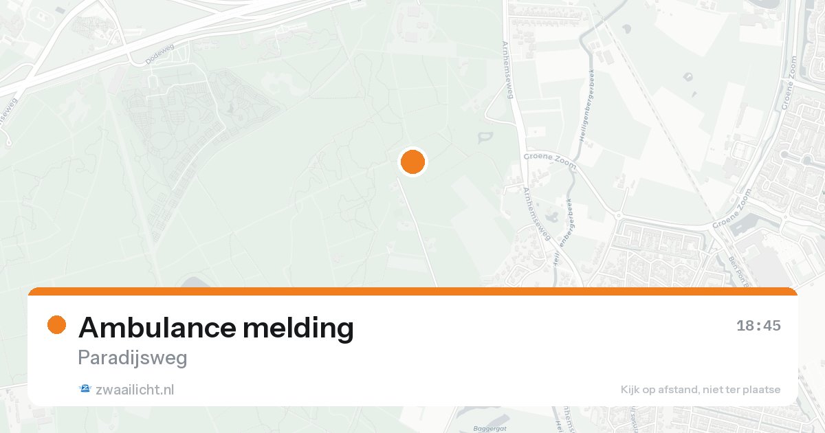 Ambulance melding — 7 feb 2026