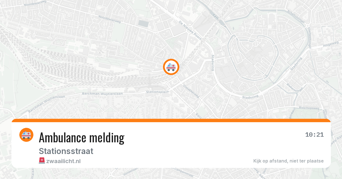 Ambulance melding — 23 feb 2026