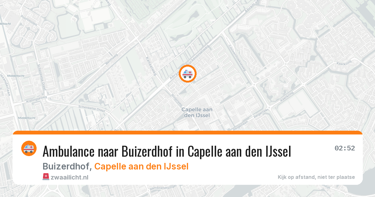 Ambulance naar Buizerdhof in Capelle aan den IJssel — 9 feb 2026