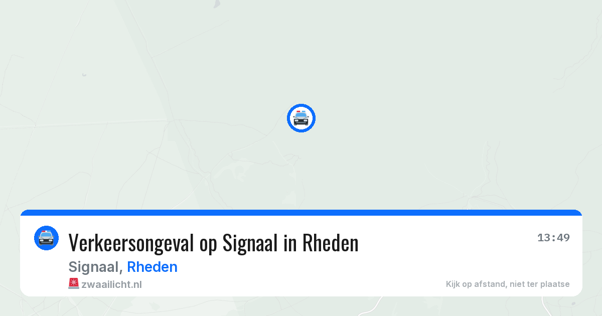 Verkeersongeval op Signaal in Rheden — 1 jul 2026