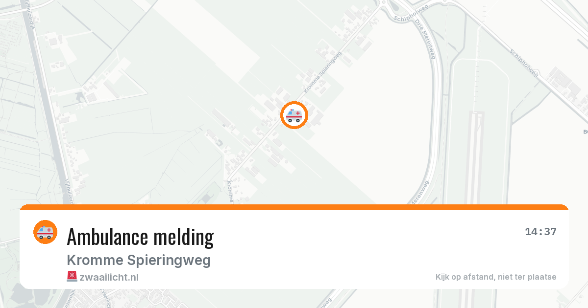 Ambulance melding — 8 apr 2026