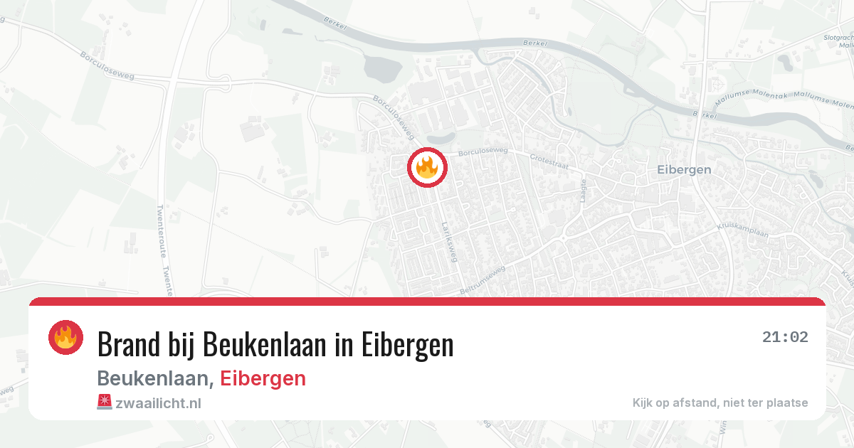Brand bij Beukenlaan in Eibergen — 3 jul 2026