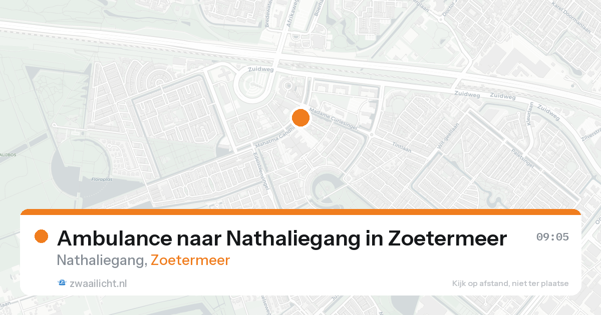 Ambulance naar Nathaliegang in Zoetermeer — 22 mei 2026