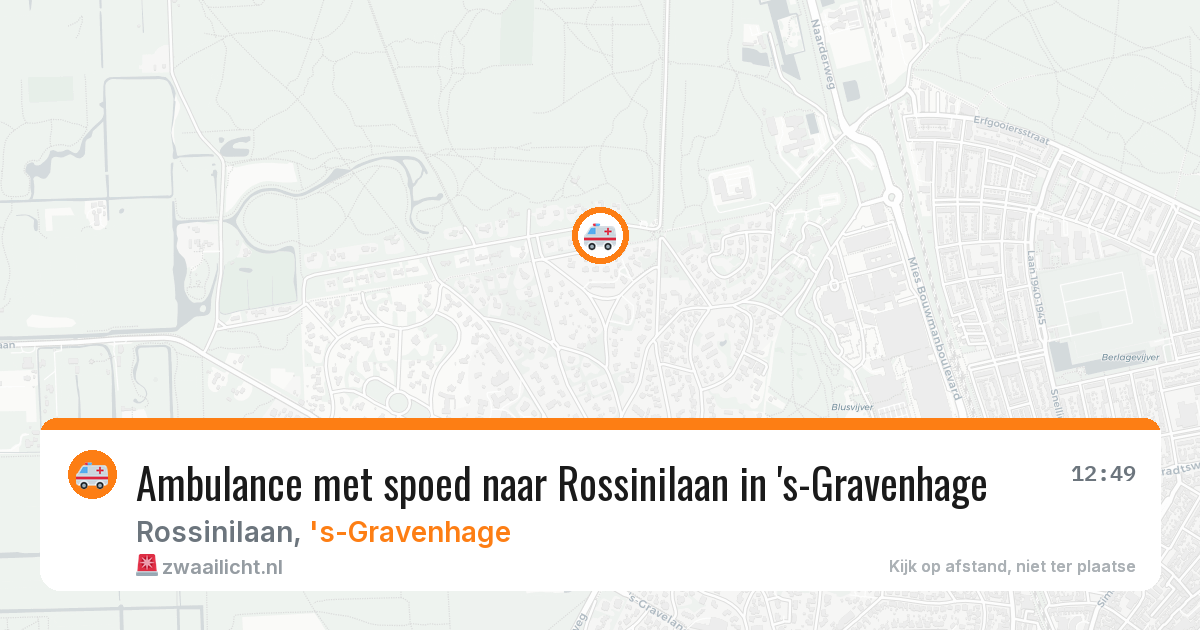 Ambulance met spoed naar Rossinilaan in 's-Gravenhage — 11 feb 2026