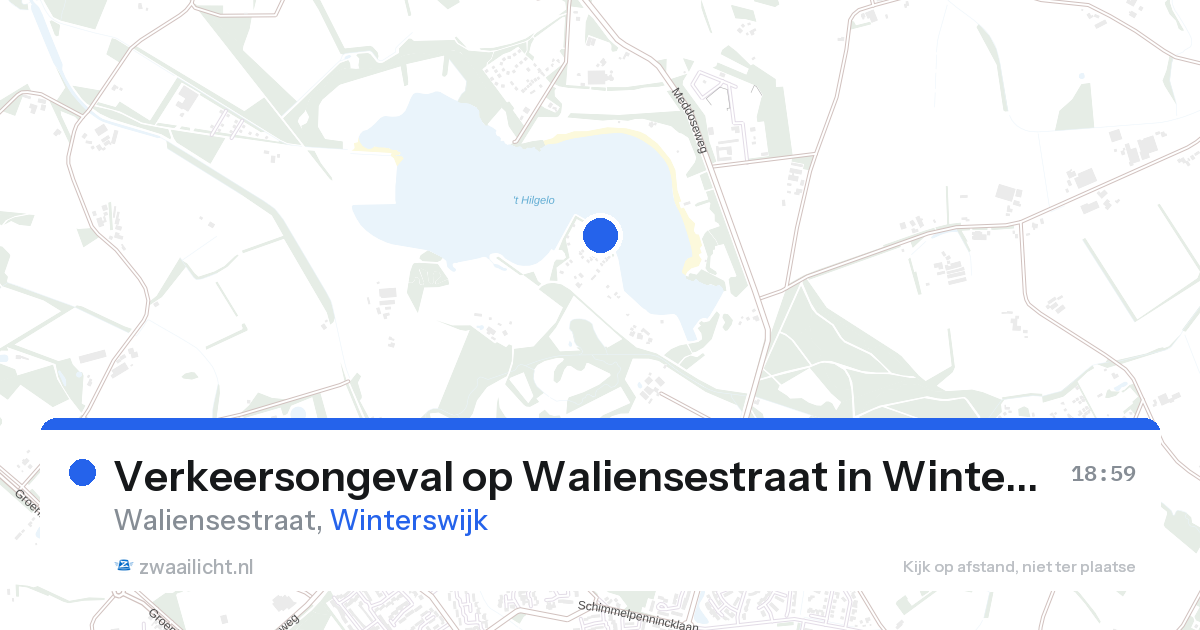 Verkeersongeval op Waliensestraat in Winterswijk — 24 jan 2026