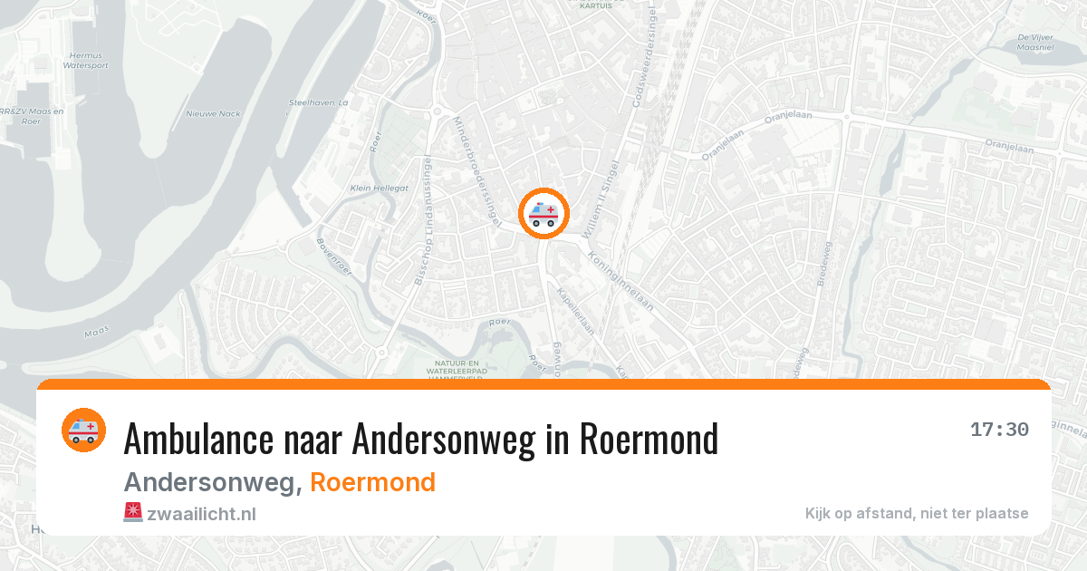 Ambulance naar Andersonweg in Roermond — 4 jun 2026