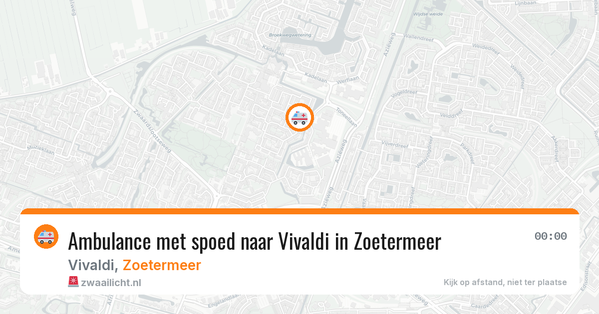Ambulance met spoed naar Vivaldi in Zoetermeer — 20 jun 2026