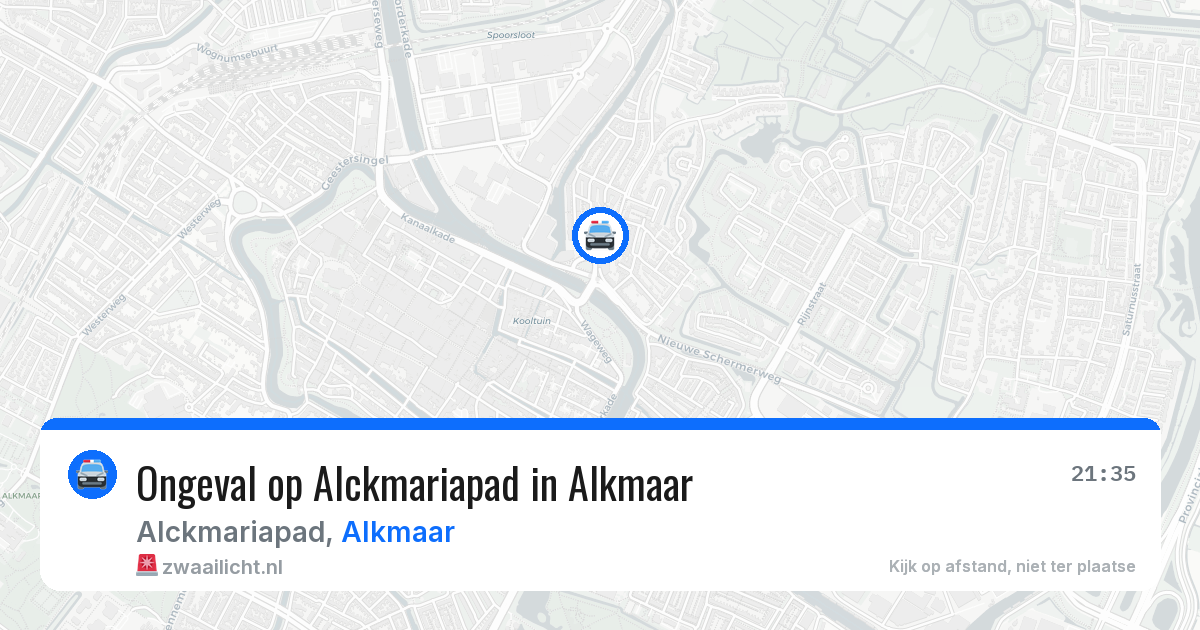 Ongeval op Alckmariapad in Alkmaar — 4 jun 2026