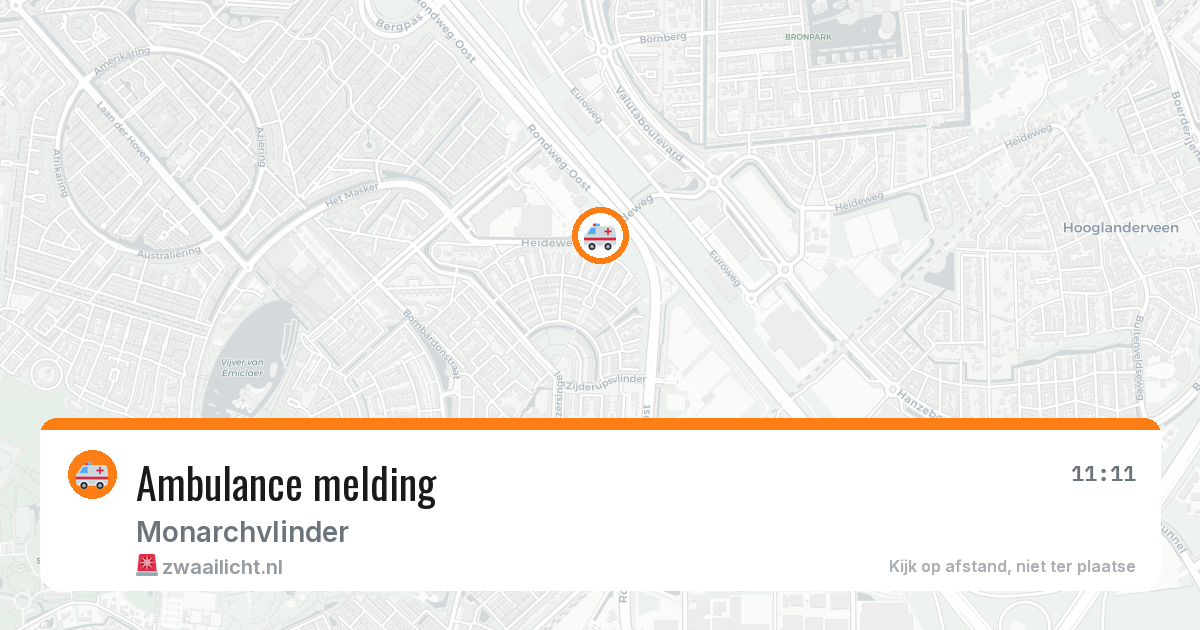 Ambulance melding — 30 jun 2026