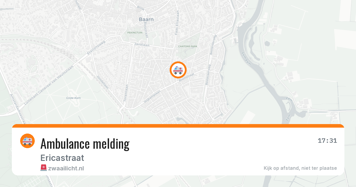 Ambulance melding — 24 apr 2026